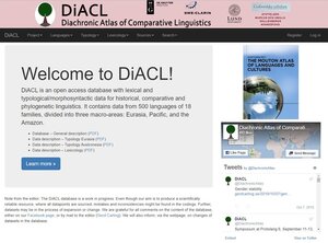 The database DiACL - Diachronic Atlas of Comparative Linguistics, which contains derived linguistic feature data, is an important foundation for the evolutionary research